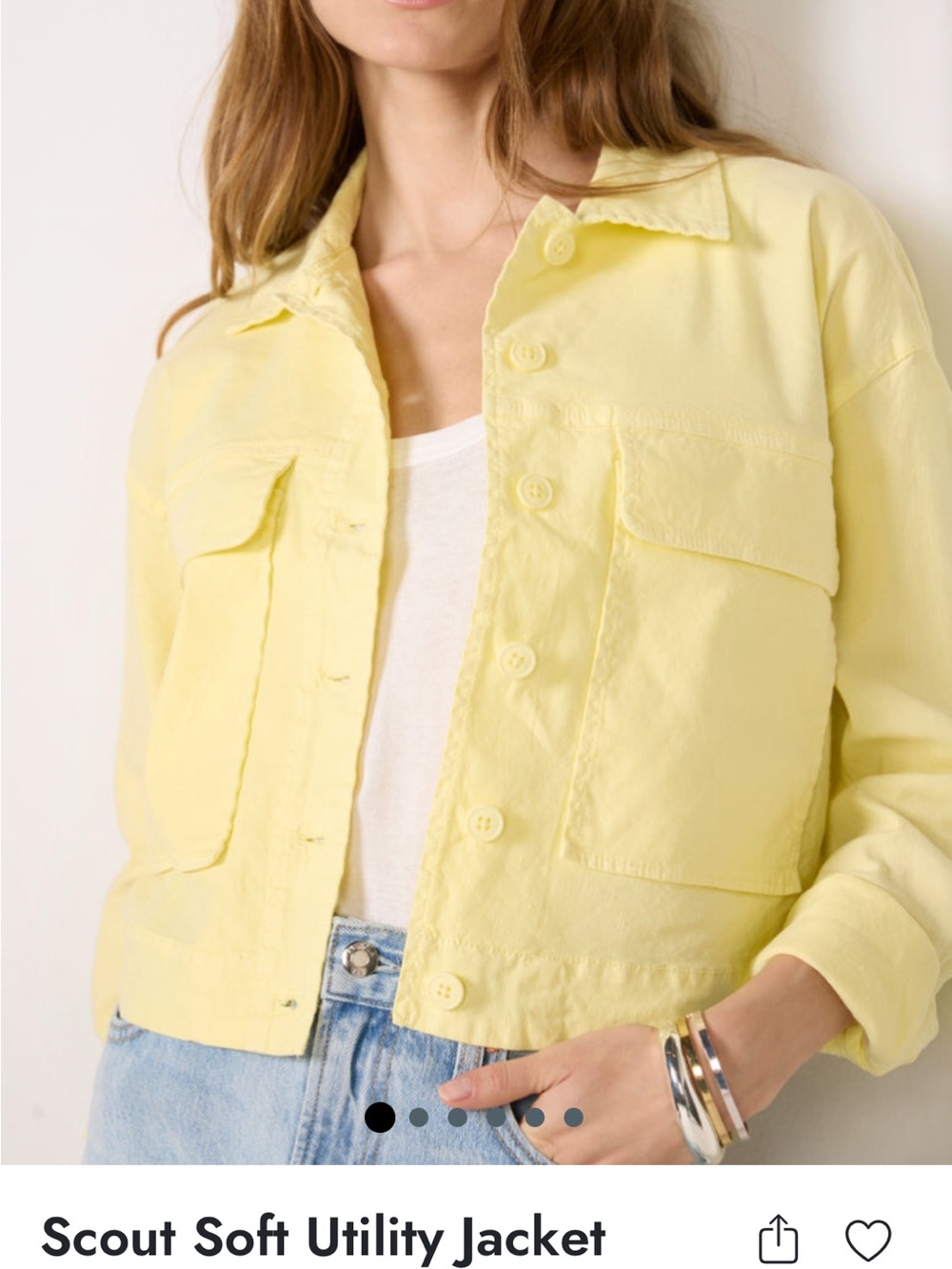 EverEve Scout Soft Utility Jacket - Yellow